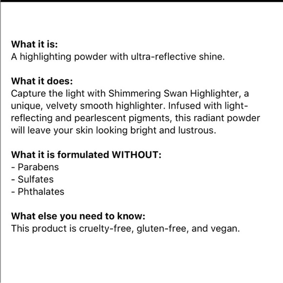 NEW Pretty Vulgar Shimmering Swan Highlighter 127 Sparkling Sass Illuminator - Picture 8 of 9